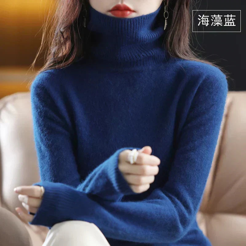 100% Cashmere Turtleneck Sweater