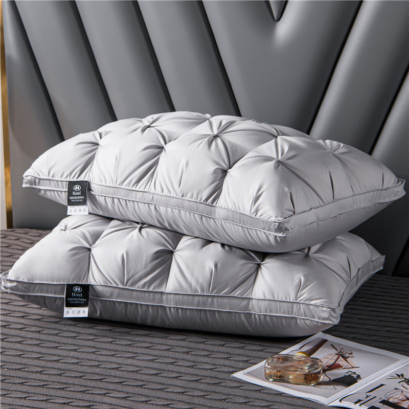 Charly | Goose Down Pillow with Knotted Design for Comfort