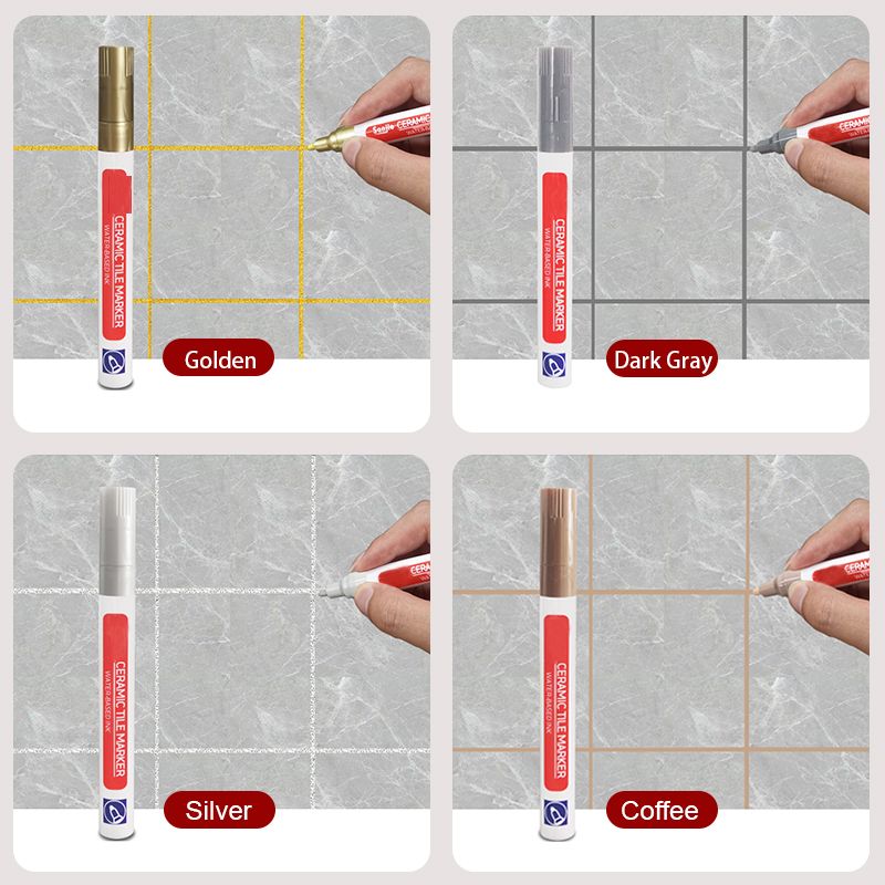 Charly | Grout Repair Pen | Waterproof Polymer Sealant | Anti-Mold Formula | Quick-Drying & Odorless | For Tiles in Bathroom & Kitchen