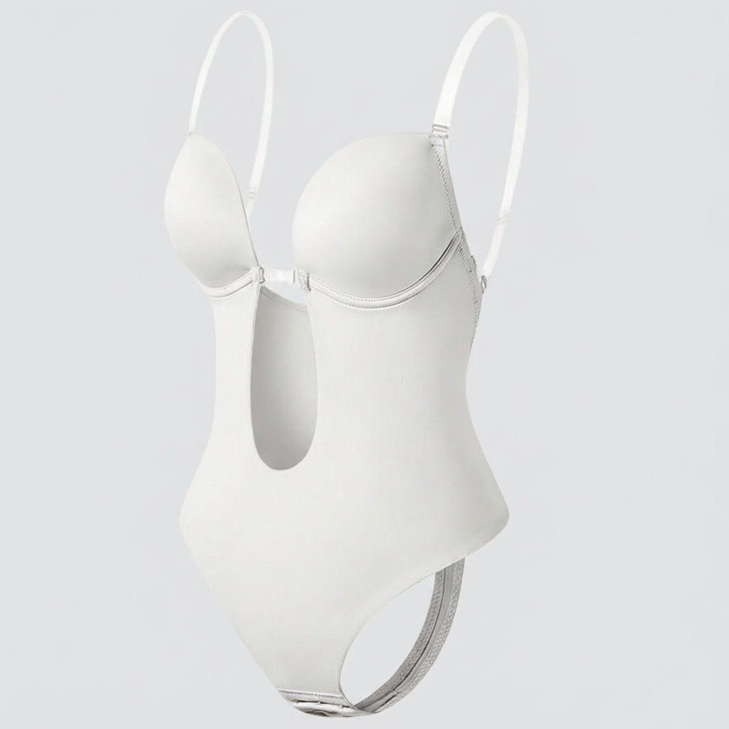 Charly | Women's Deep Plunge Backless Bodysuit Shaper