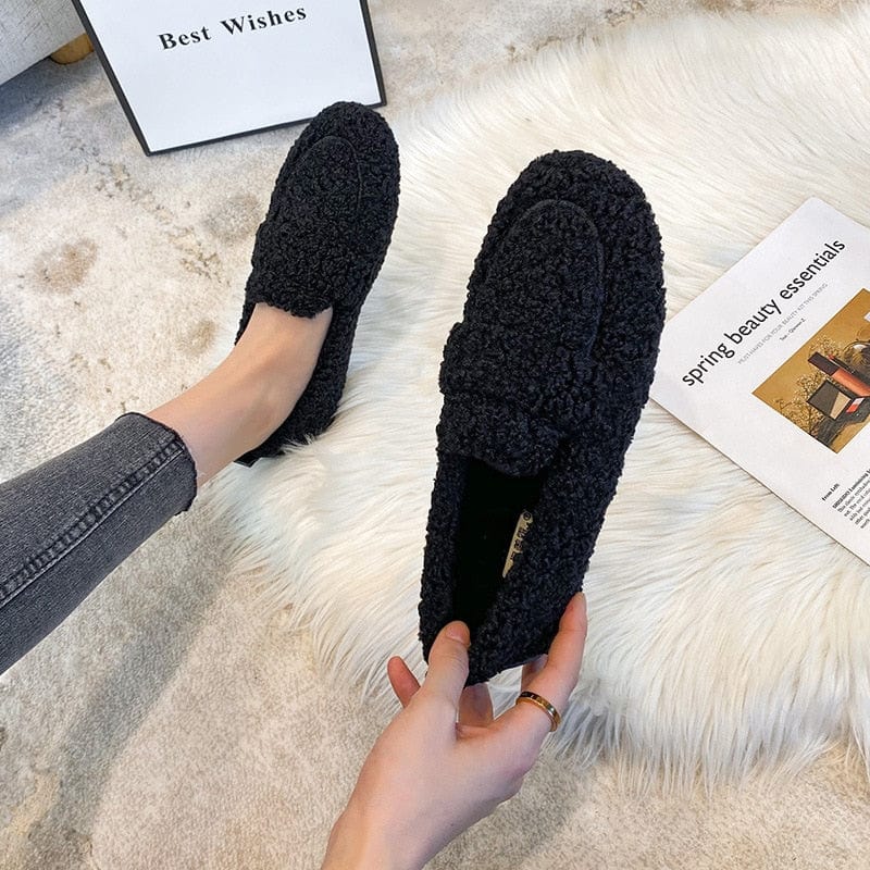 DouceMarche Slippers – Plush Indoor Moccasins, Soft Comfort and Cozy Warmth
