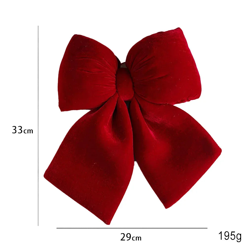 Luxury Red Velvet Bow