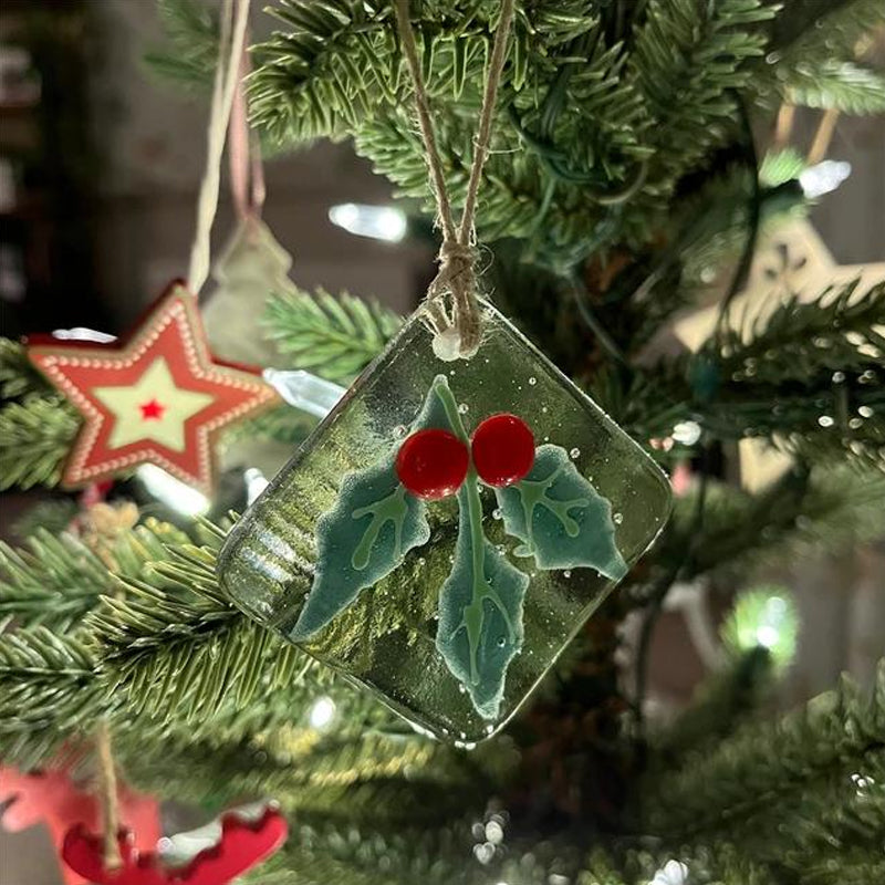 Glass Christmas Tree Ornament
