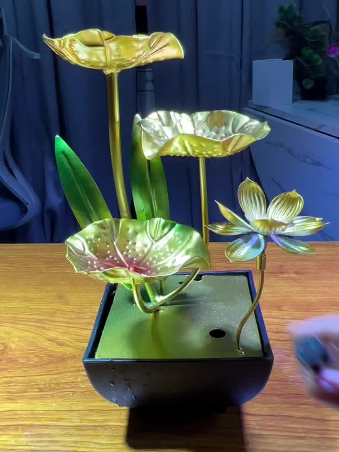 Indoor Fountain Lotus Serene – Soothing and Ambient