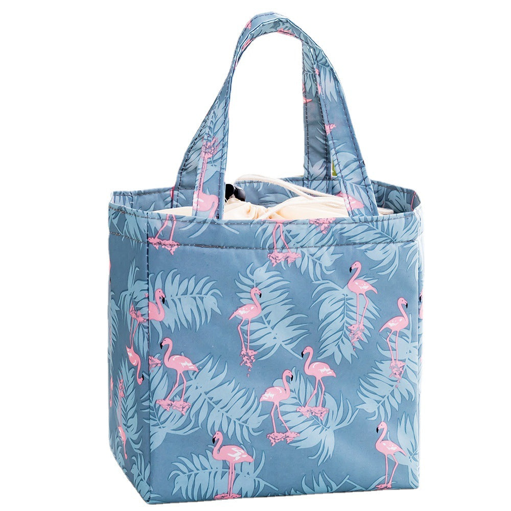 Insulated Tropical Print Lunch Bag