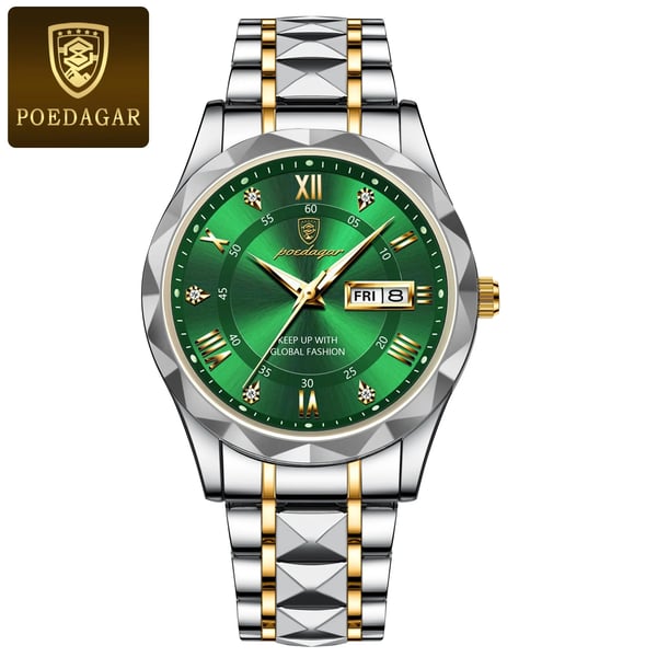 Luxury Waterproof Men's Watch from a Premium Brand with Luminous Function