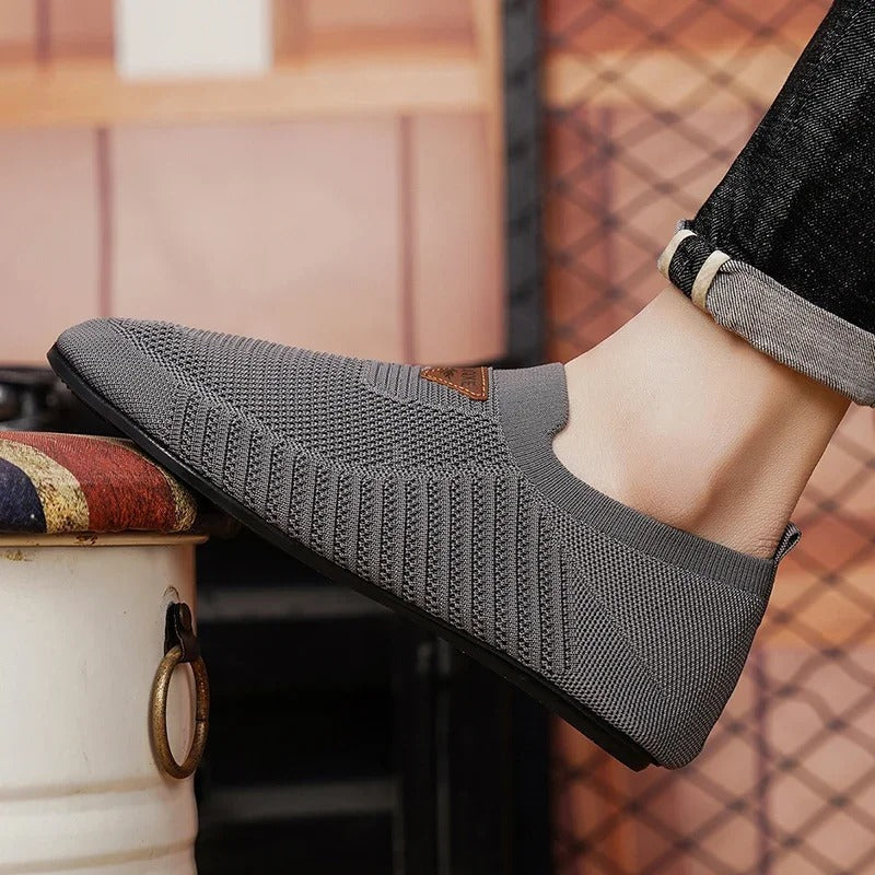 Men's Breathable Knit Comfort Slip-On Shoes