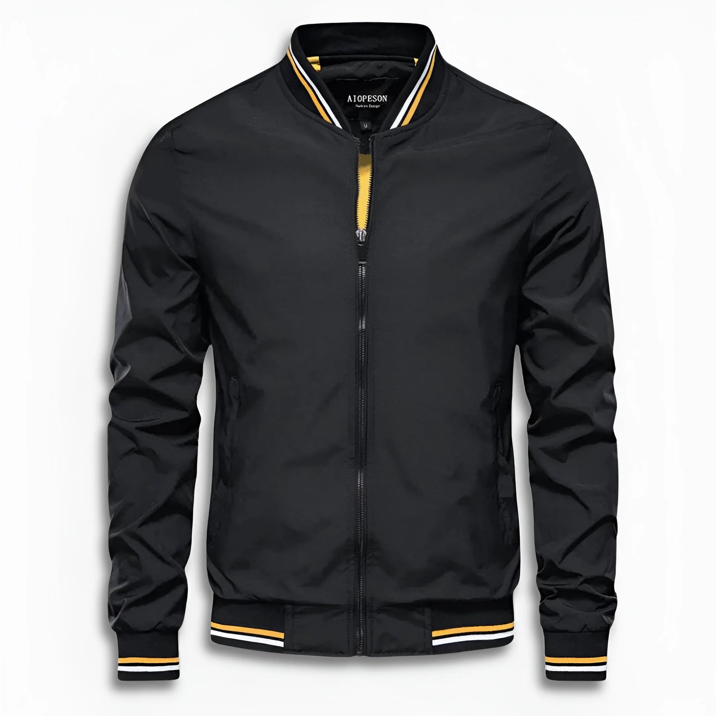 Men's Casual Transition Jacket with Water-Repellent Surface & Stand-Up Collar | Charly