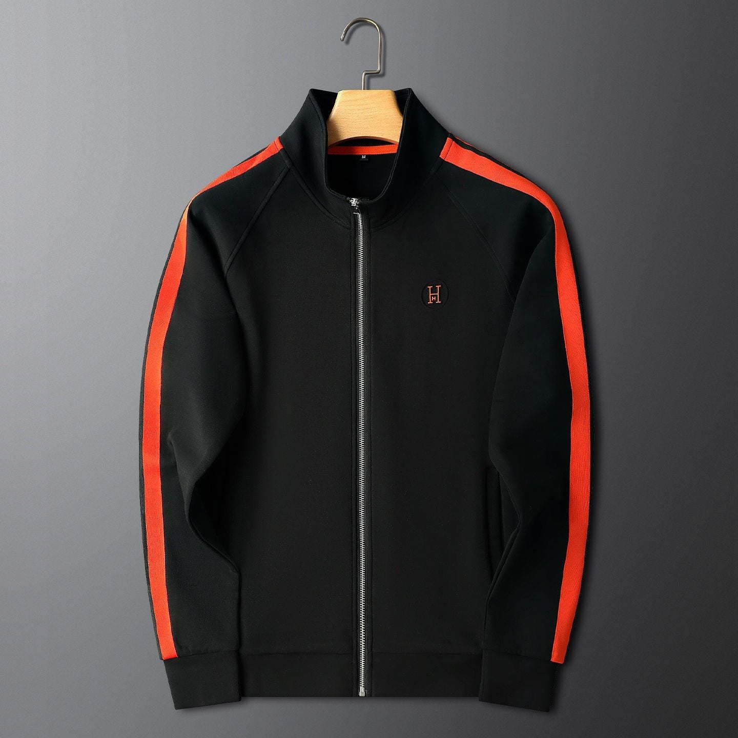 Men's Embroidered Two-Piece Tracksuit Set
