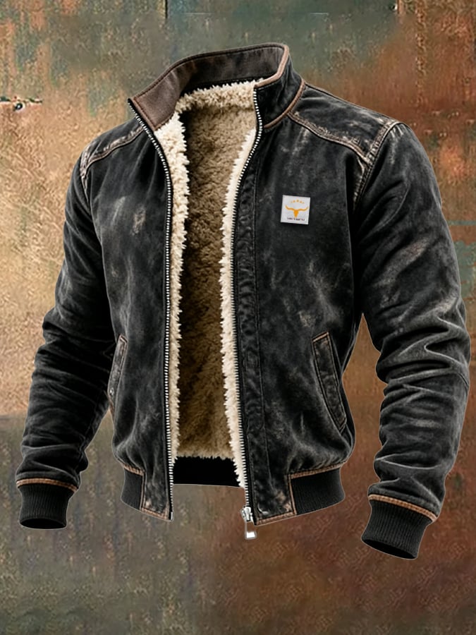 Men's Vintage-Style Thermal Jacket