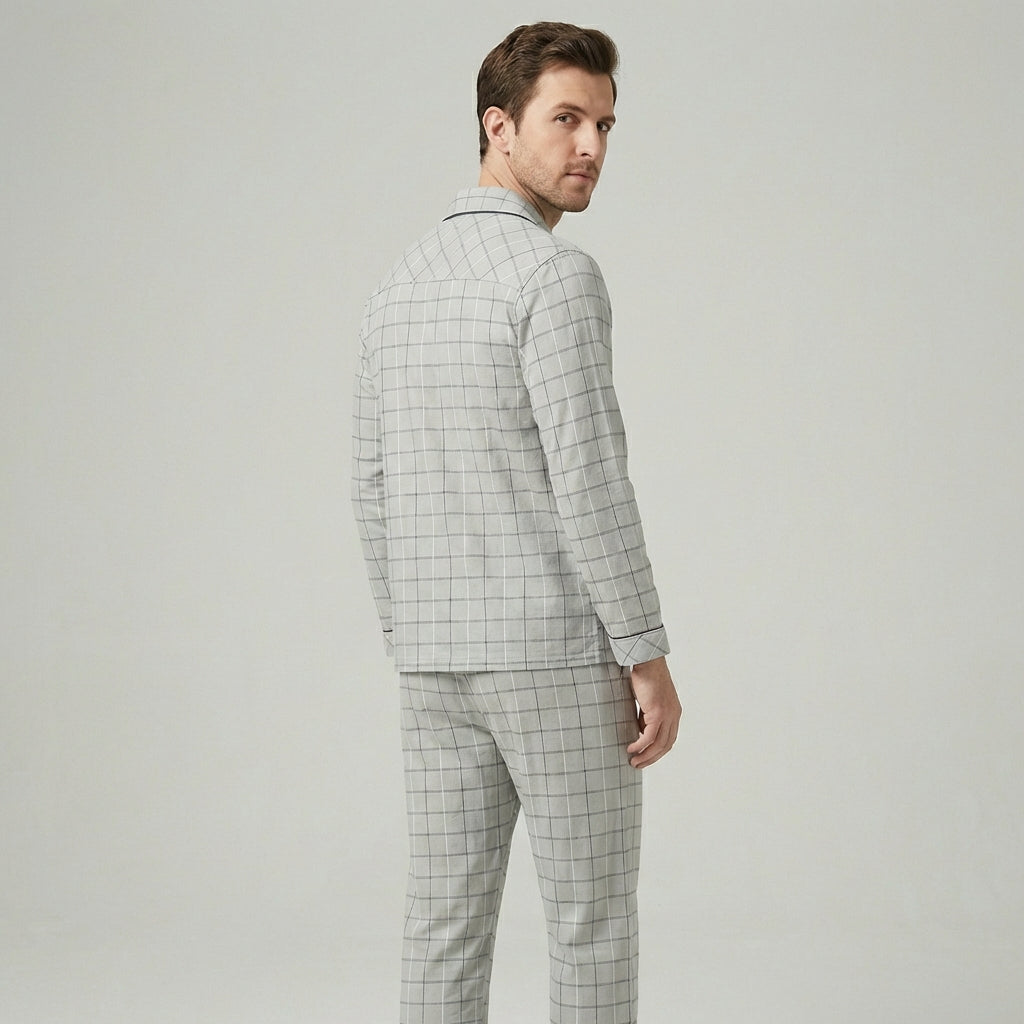 Pyjama Set with Button-Up Shirt