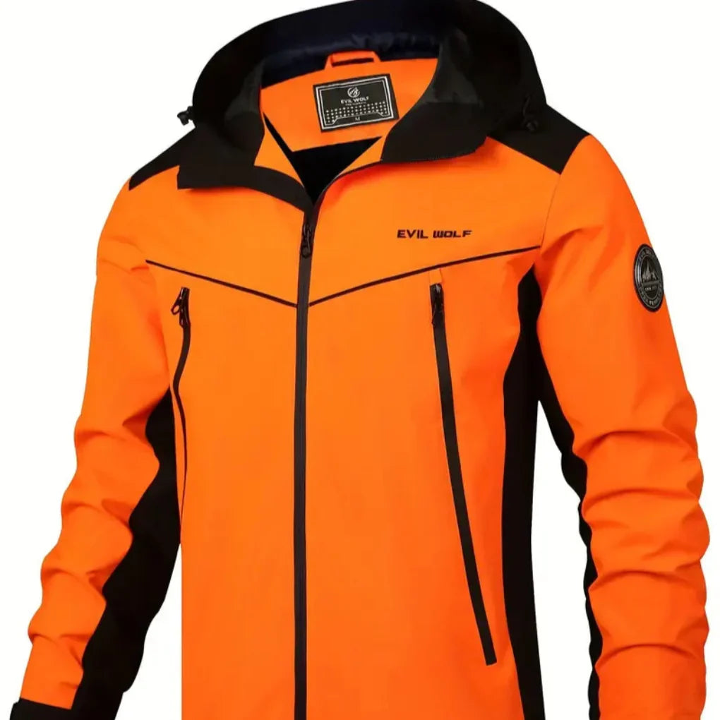 Waterproof Outdoor Jacket with Reflective Details