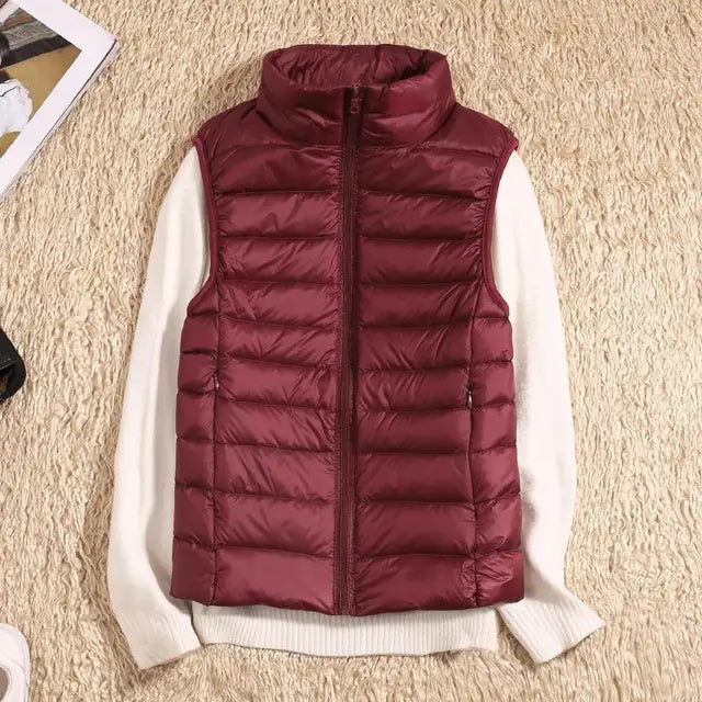 Women's Lightweight Vest – Stylish & Warm for Transitional Seasons