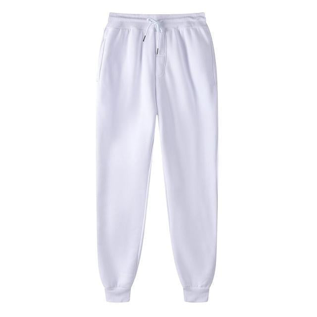 Women's Relaxed High-Waist Jogger Pants with Elastic Waistband, Drawstring, and Ribbed Cuffs
