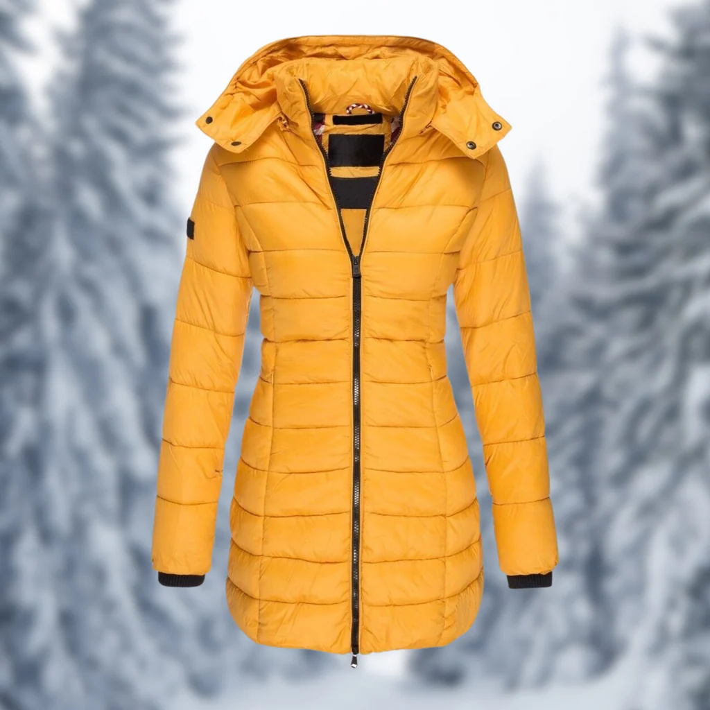 Women's Warm Winter Jacket - Windproof & Water-Resistant
