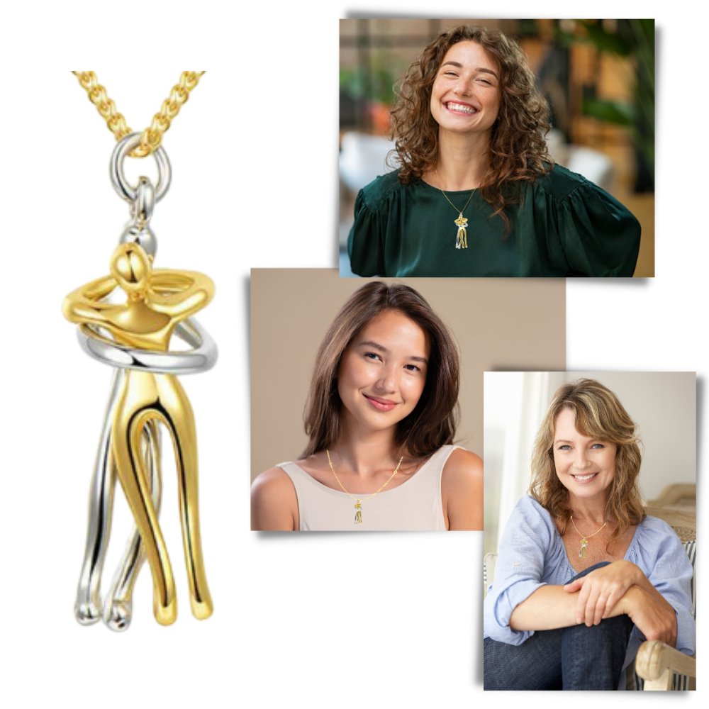 (1+1 Free) HugNecklace - seal your love