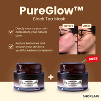 PureGlow™ Black Tea Mask: Buy One Get One Free