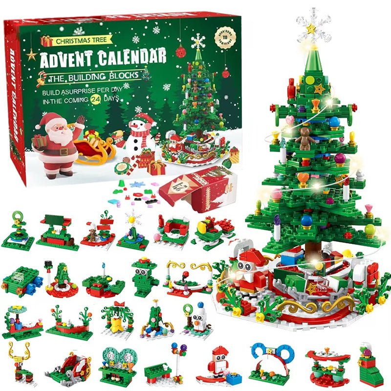 1,102-Piece Christmas Advent Calendar for Creative Holiday Memories