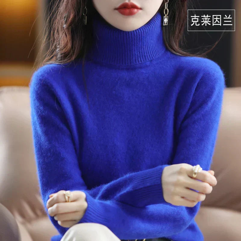 100% Cashmere Turtleneck Sweater