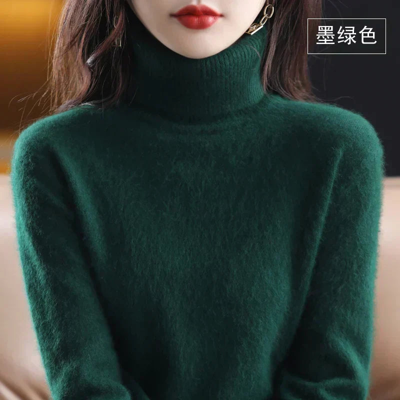 100% Cashmere Turtleneck Sweater