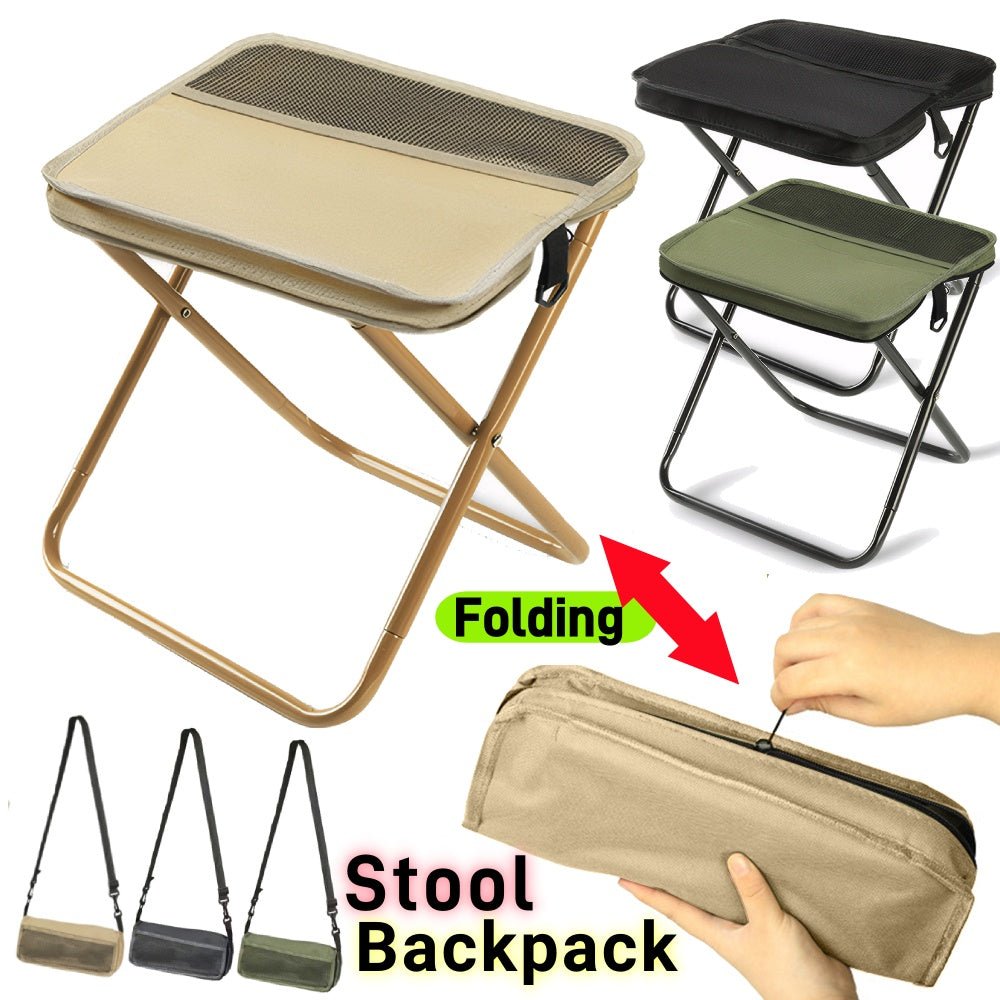 2-IN-1 CHAIR BAG – Waterproof Folding Chair & Backpack for Outdoor Adventures
