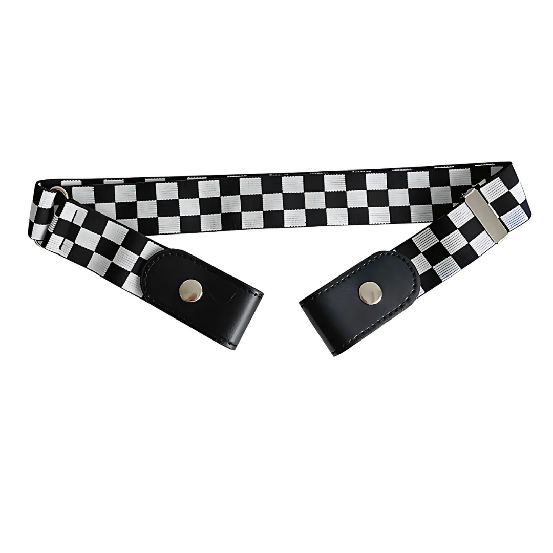 2-Pack Buckleless Elastic Waist Belts | Flat & No Pressure