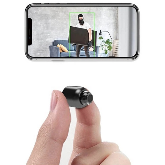 2-pack mini WiFi security cameras - Wireless HD night vision for baby and pet monitoring
