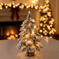 45cm LED Christmas Tree with Frosty Snow Effect
