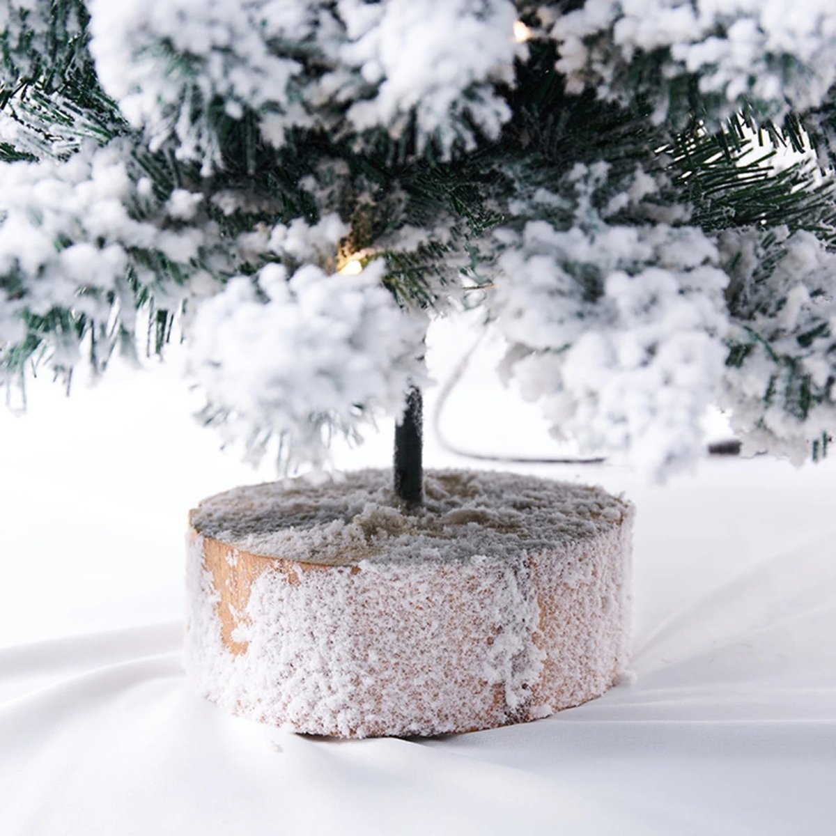 45cm LED Christmas Tree with Frosty Snow Effect