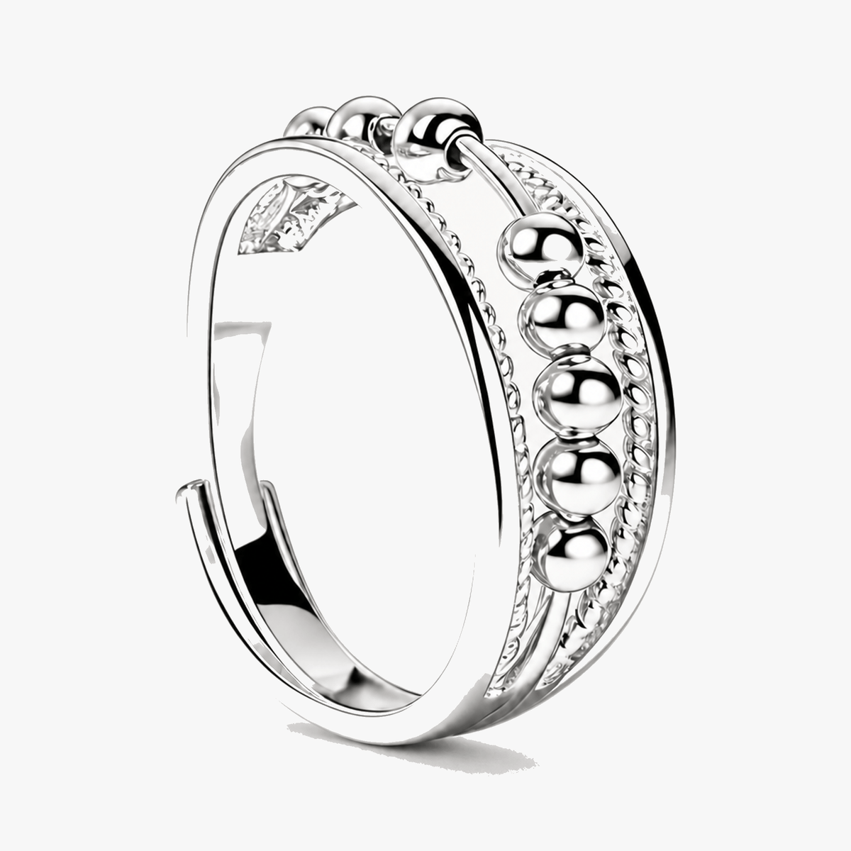 Adjustable Anti-Anxiety Fidget Ring