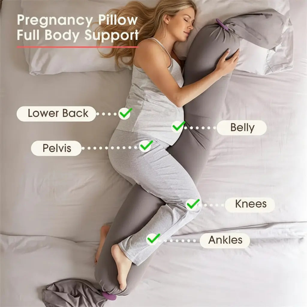 Adjustable Support Pillow with Removable Cover