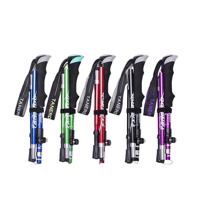 Adjustable Trekking Poles Charly | Foldable Trekking Poles | Lightweight and Durable for Outdoor Adventures