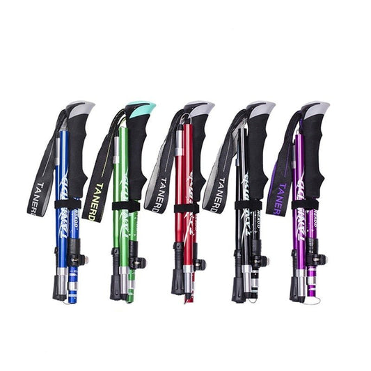 Adjustable Trekking Poles Charly | Foldable Trekking Poles | Lightweight and Durable for Outdoor Adventures