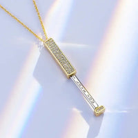 AmourElegance | Unique "I Love You" Bar Necklace