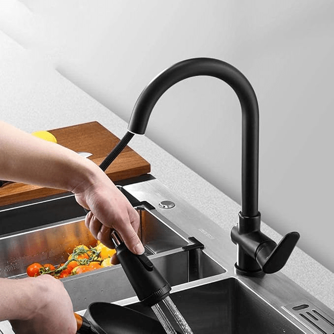 AQUAREACH – Touch kitchen faucet with pull-out spray head