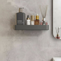 AQUASHELF Bathroom Organizer Shelf with Towel Bar | Drill-Free