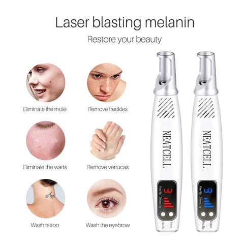 AstraGlow Home Laser Pen For Tattoo, Mole And Freckle Removal