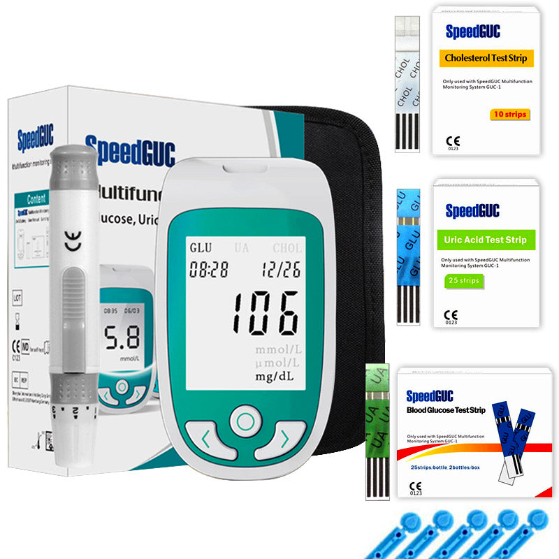 AstraGuard Health Monitor: Cholesterol, Glucose & Uric Acid