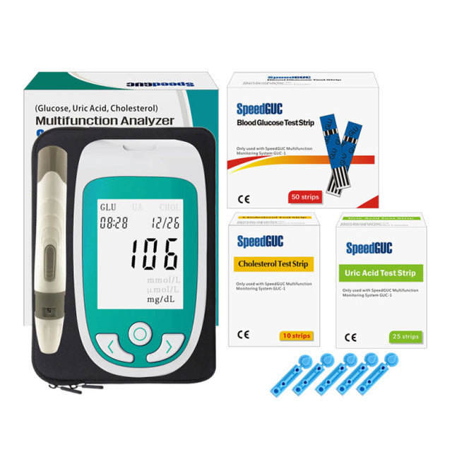 AstraGuard Health Monitor: Cholesterol, Glucose & Uric Acid