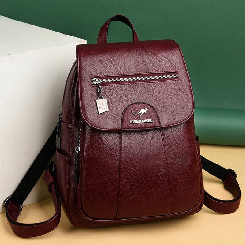 Aurelia Premium Everyday Leather Backpack for Women