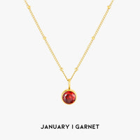 Personalized Birthstone Pendant Necklace