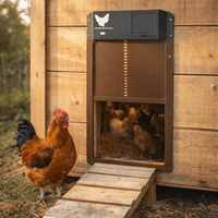 AUTOCOOP Automated Chicken Coop Door with Daylight Sensor