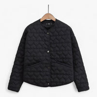 Autumn/Winter Heart-Quilted Jacket