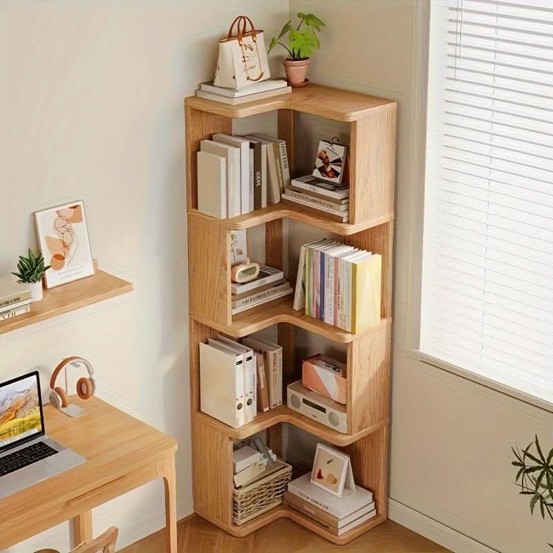 AVELACRAFT – Corner cabinet made of solid pine wood for space-saving, elegant storage