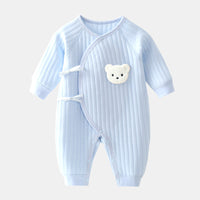 Bear Applique Baby Bodysuit - Spring/Autumn Wear
