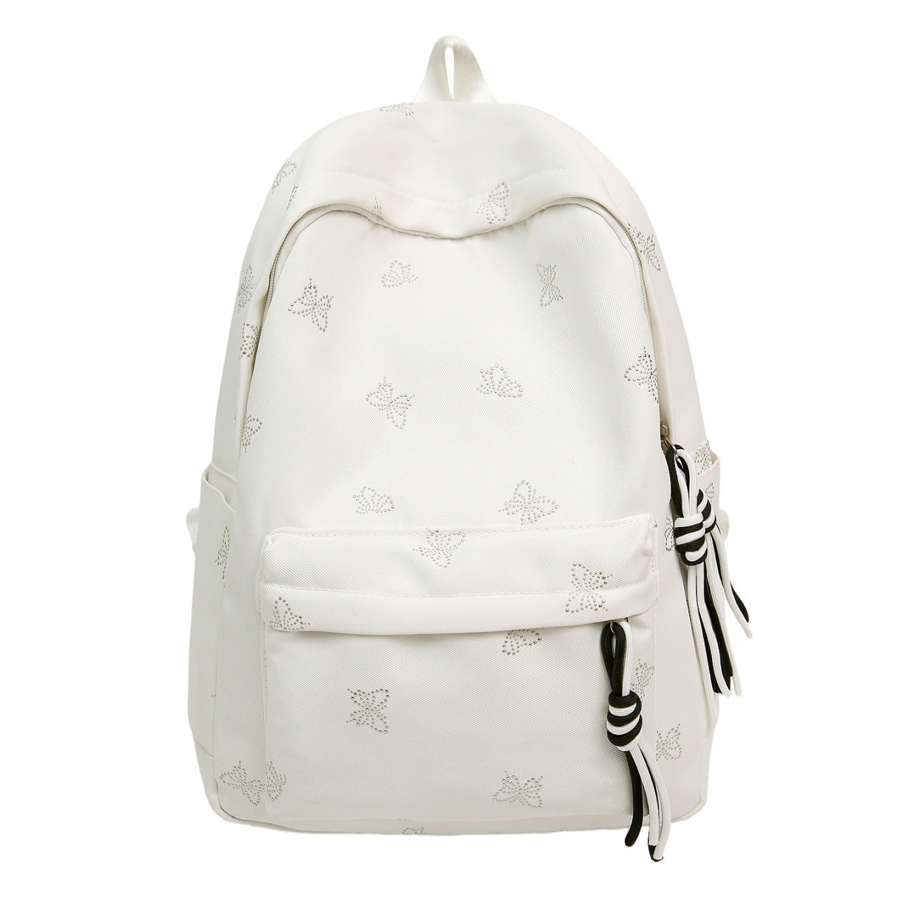 Backpack with Glittering Embellishments