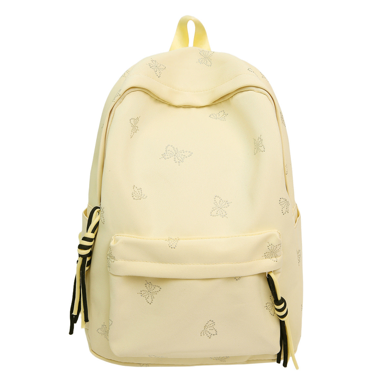 Backpack with Glittering Embellishments