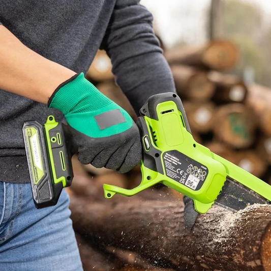 Battery Chainsaw - Simplified Wood Cutting!