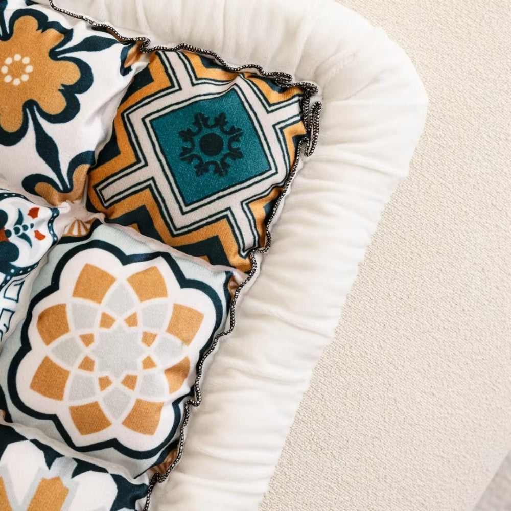 Bohemian Print Quilted Sofa Cover