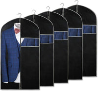 10-Pack Clothing Bags w/ Zipper & Window